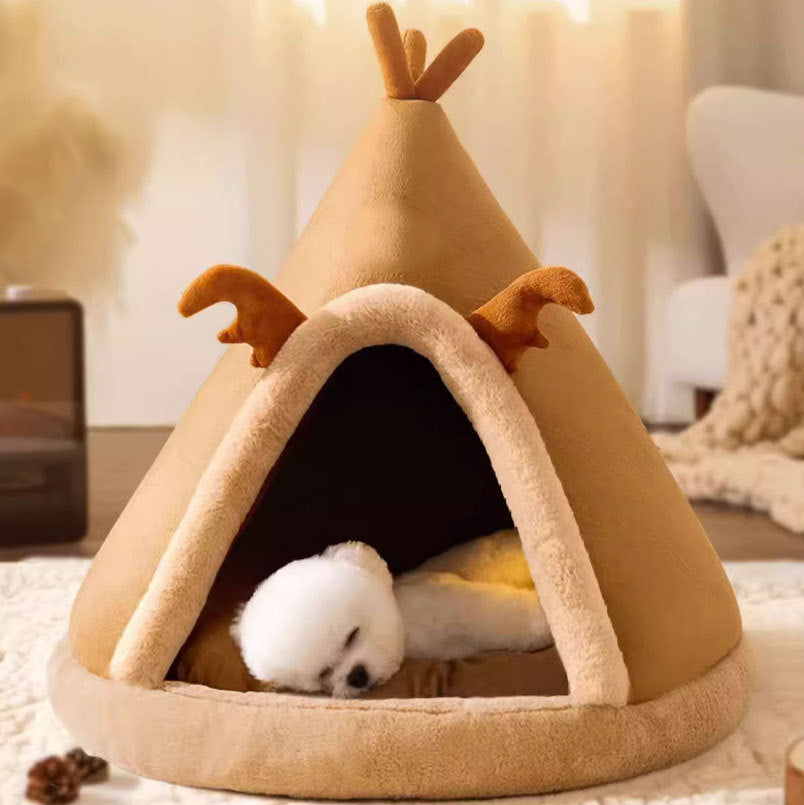 Gemütliches T-förmiges Hundebett
