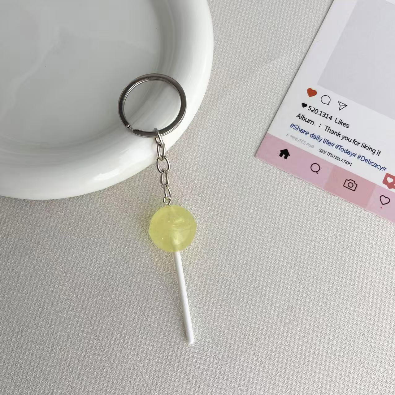 Lollipop-inspirierter Schlüsselanhänger Brehn