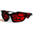 Damen Sportliche Sonnenbrille mit futuristischem Design Brehn