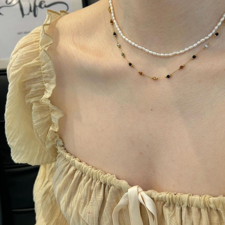 Elegante Perlenkette Brehn