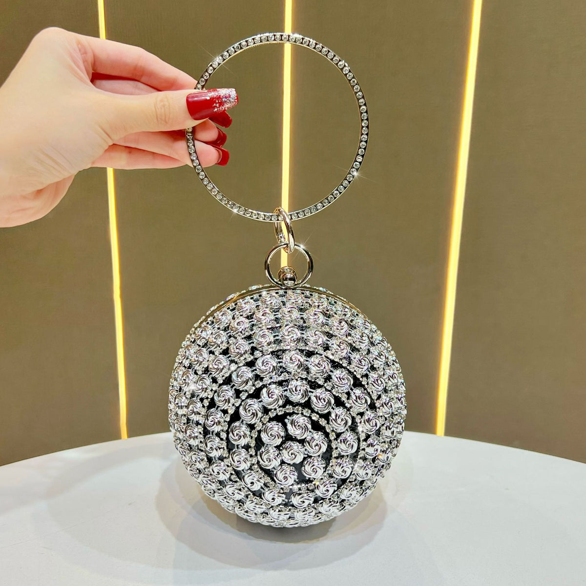 Glitzernde Abend-Handtasche