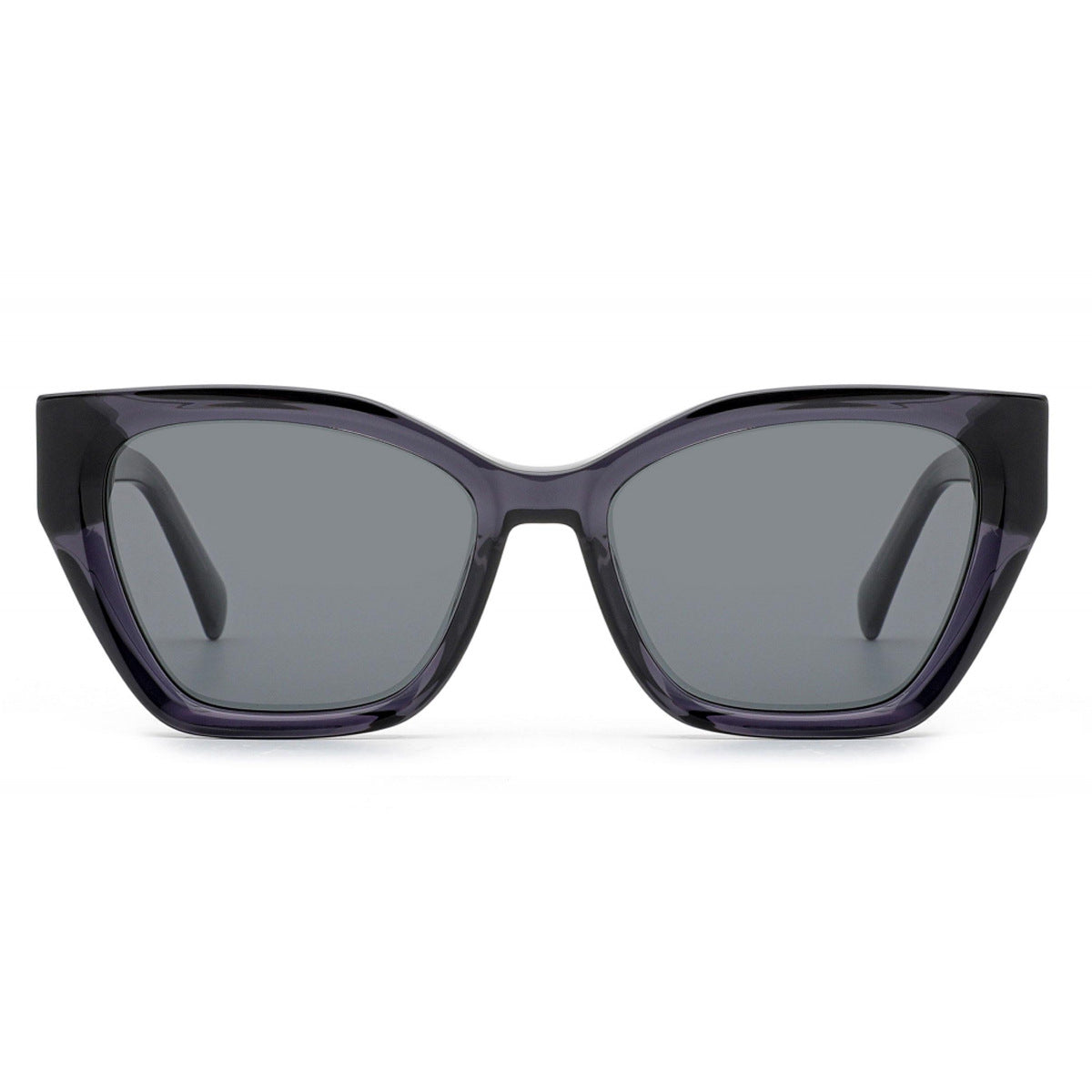 Damen stylische Sonnenbrille mit markantem Kunststoffrahmen Brehn