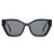 Damen stylische Sonnenbrille mit markantem Kunststoffrahmen Brehn