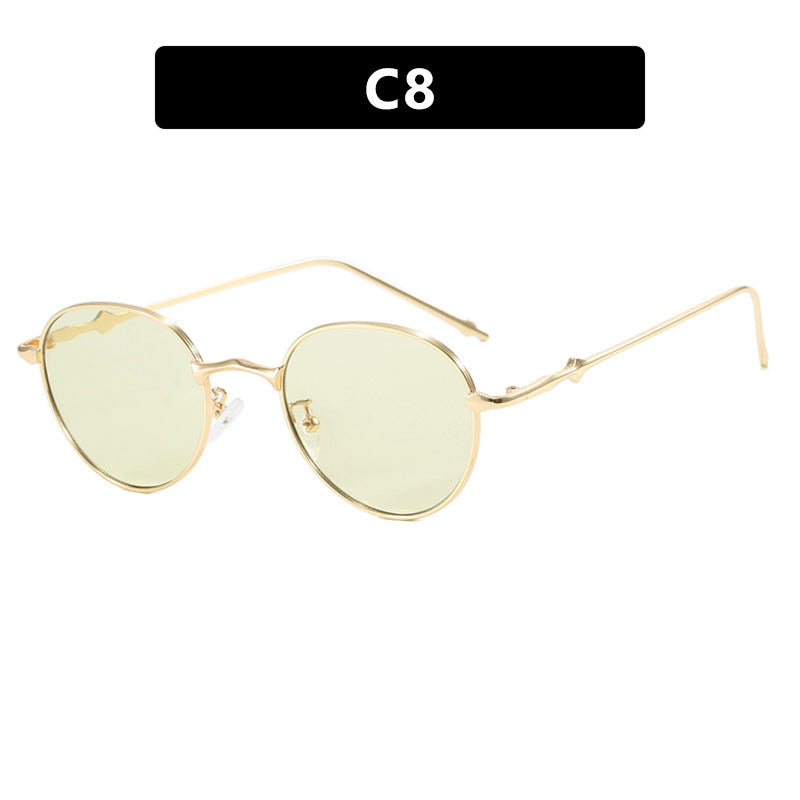 Damen elegante Sonnenbrille im modischen Ovale-Design Brehn