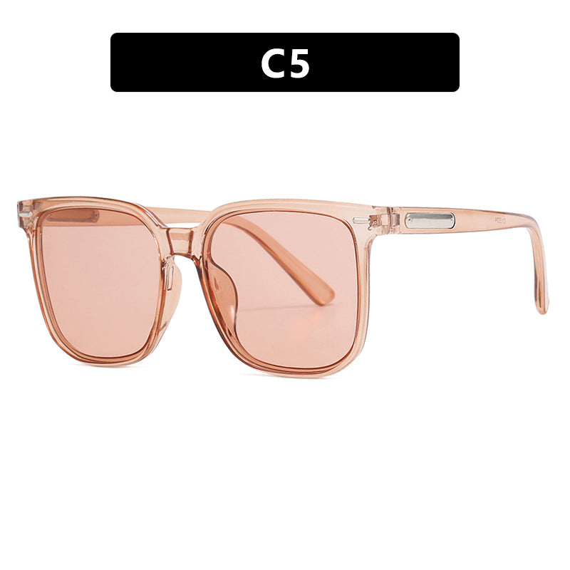 Damen quadratische Sonnenbrille mit robustem Rahmen und polarisierten Gläsern Brehn