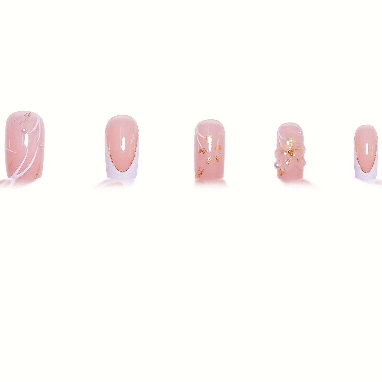 Elegante Clip-On Nagelverzierungen Brehn
