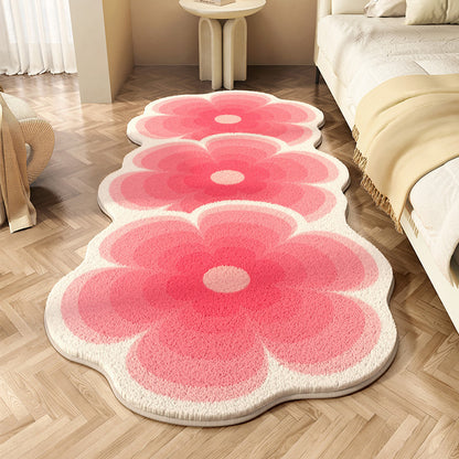 Weicher Floral-Teppich