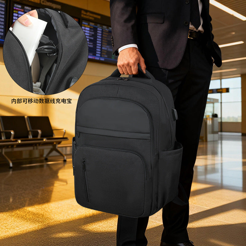 Erweiterter Multi-Compartment Laptop-Rucksack Brehn