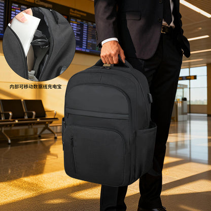 Erweiterter Multi-Compartment Laptop-Rucksack Brehn