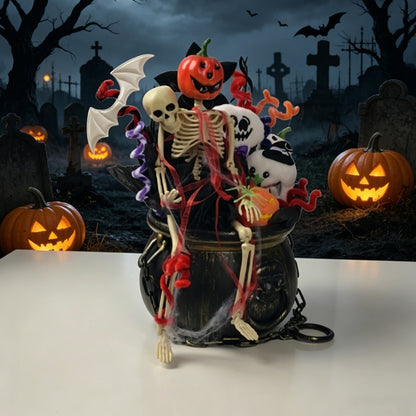 Halloween-Themen Dekorative Kessel Figur Brehn
