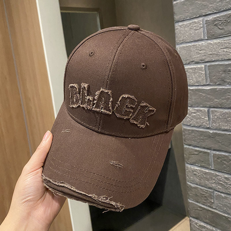 Frauen Distressed Baumwollmütze Brehn