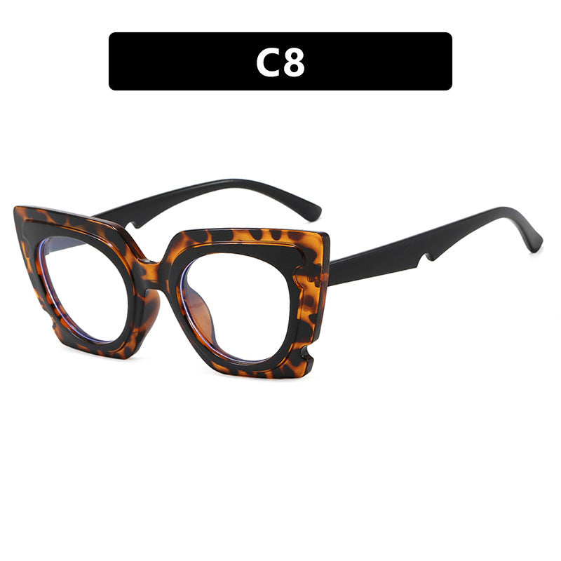 Damen oversized Sonnenbrille mit extravagantem Rahmen und UV-Schutz Brehn