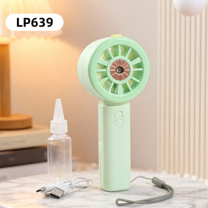 Damen tragbarer Mini Handventilator mit Sprühfunktion Brehn