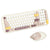 Retro-inspiriertes kabelloses Tastatur- und Mausset Brehn