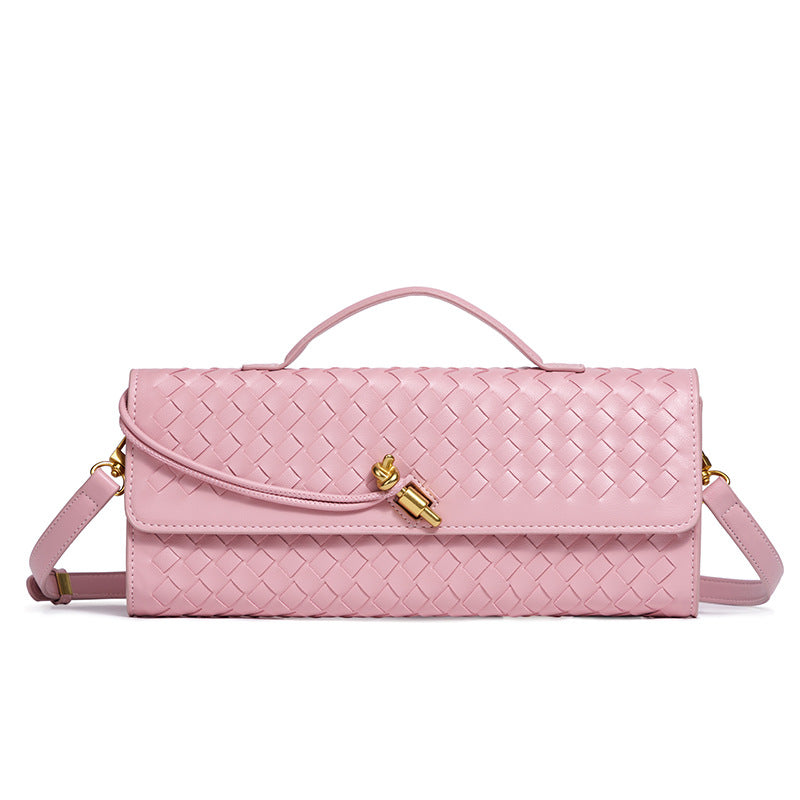 Texturierte Gewebte Clutch Tasche Brehn
