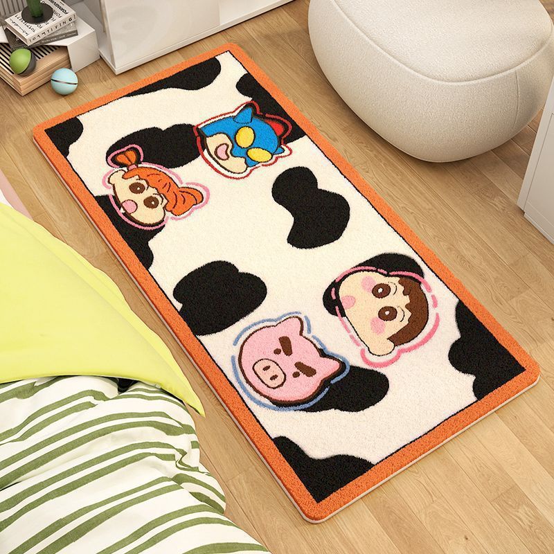 Verspielter Hamburger-Themen-Teppich