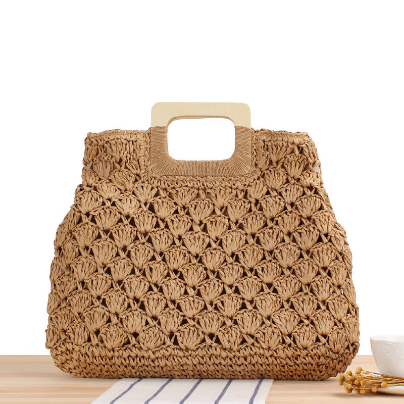 Handtasche Aus Hochwertigem Geflochtenem Material Brehn