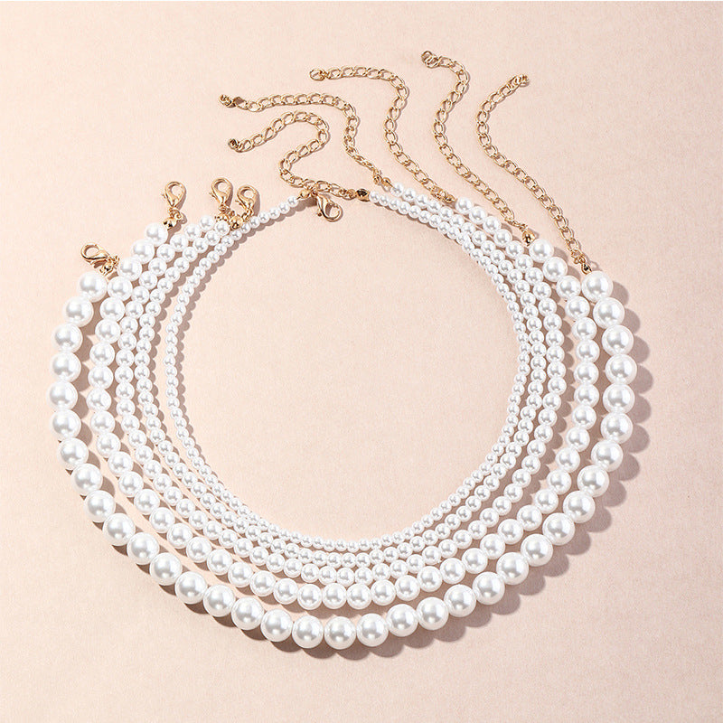 Elegante Perlenkette Brehn