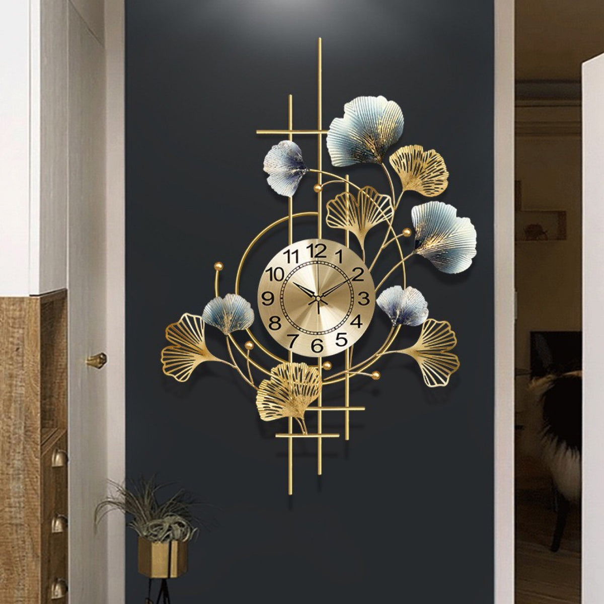 Dekorative moderne Wanduhr Kunst Brehn