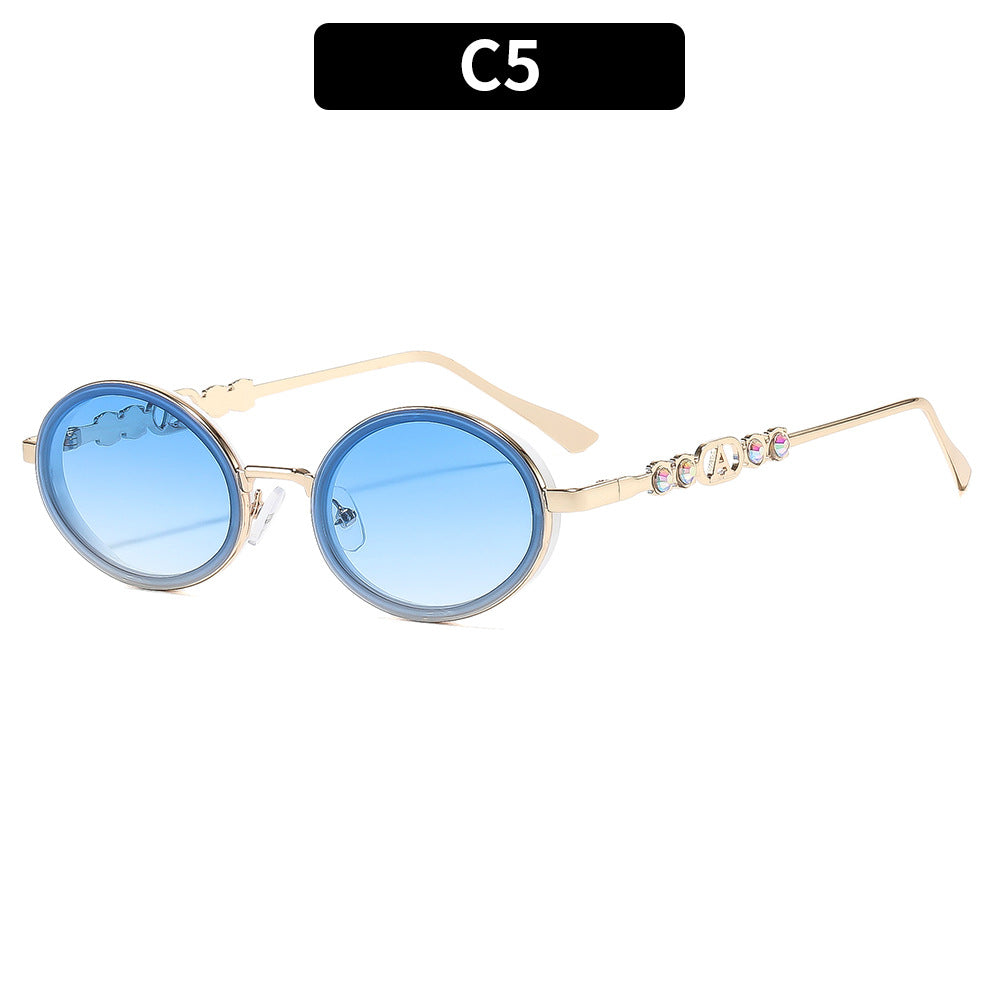 Runde Rahmen Modische Sonnenbrille