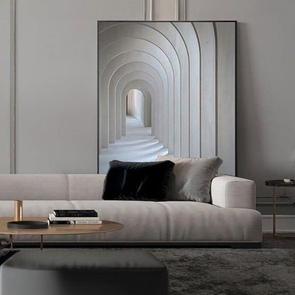 Elegante Architektonische Leinwanddruck