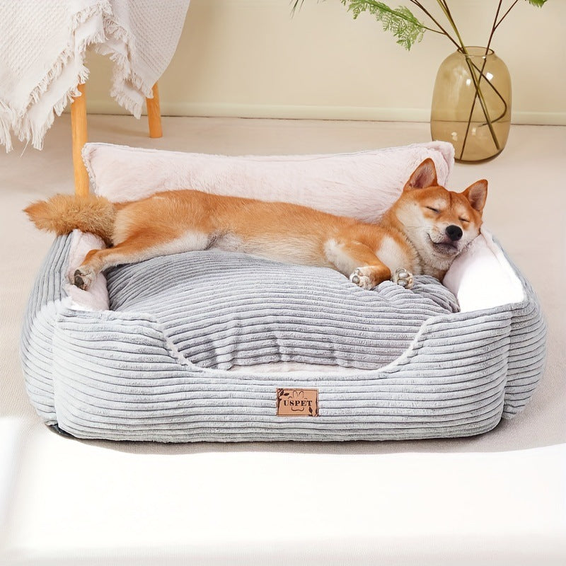 Plüsch Corduroy Hundebett