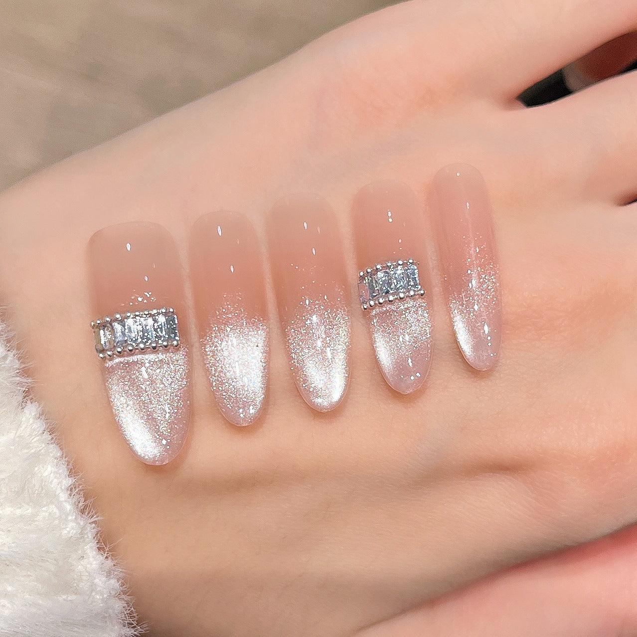 Premium Glitter Nagelspitzen Brehn