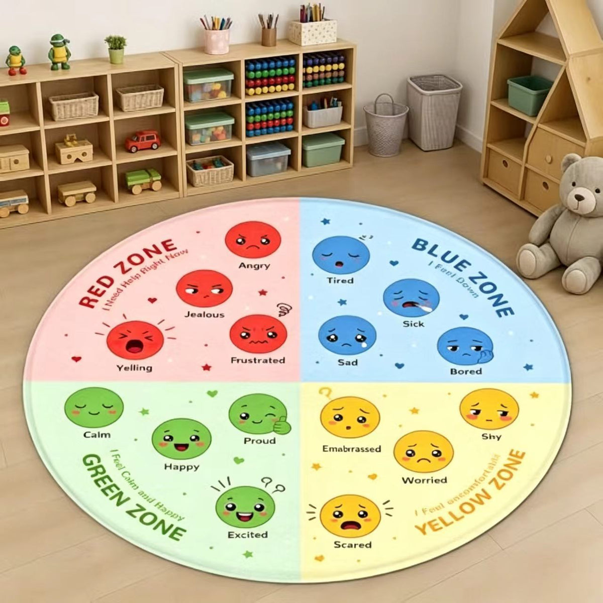 Bildungsinteraktiver Lernteppich
