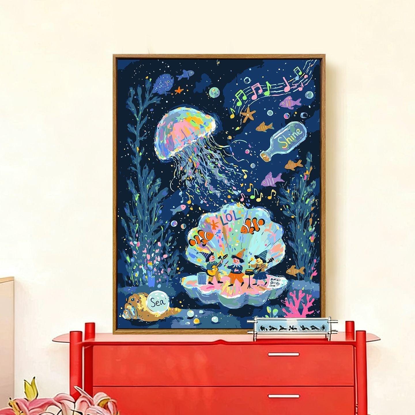 Launische, urlaubsbezogene Wandkunst Brehn