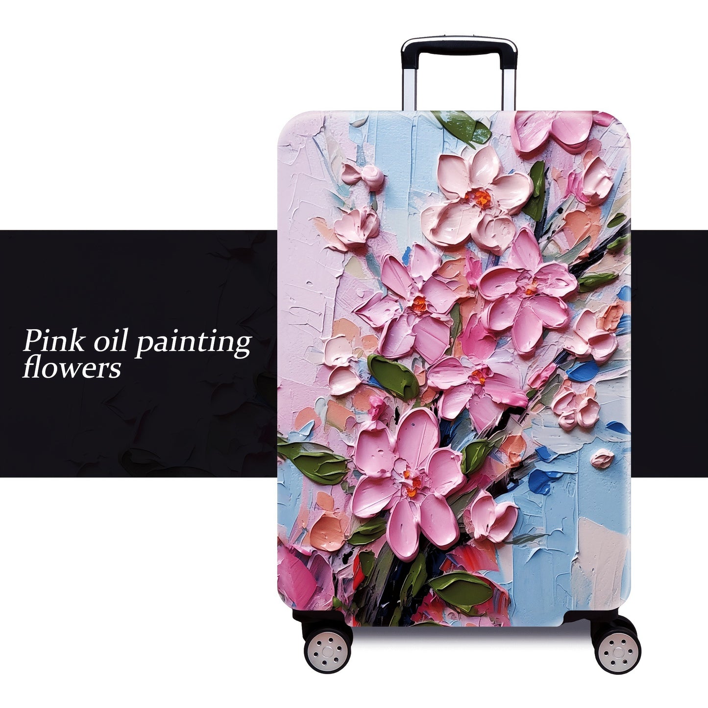 Damen Hartschalenkoffer mit floralem Ölgemälde-Design Brehn