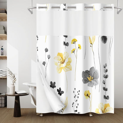 Künstlerische Florale Duschvorhang Brehn