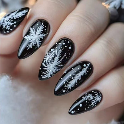 Elegante Winter-Themen Nagelkunst Brehn