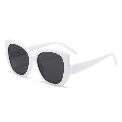 Damen oversized modische Sonnenbrille mit geschwungenem Rahmen Brehn