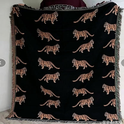 Künstlerische dekorative Wurfdecke