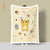 Weiches Cartoon-Themen-Fleece-Decke