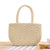 Handtasche Aus Geflochtenem Naturmaterial mit Modernen Details Brehn