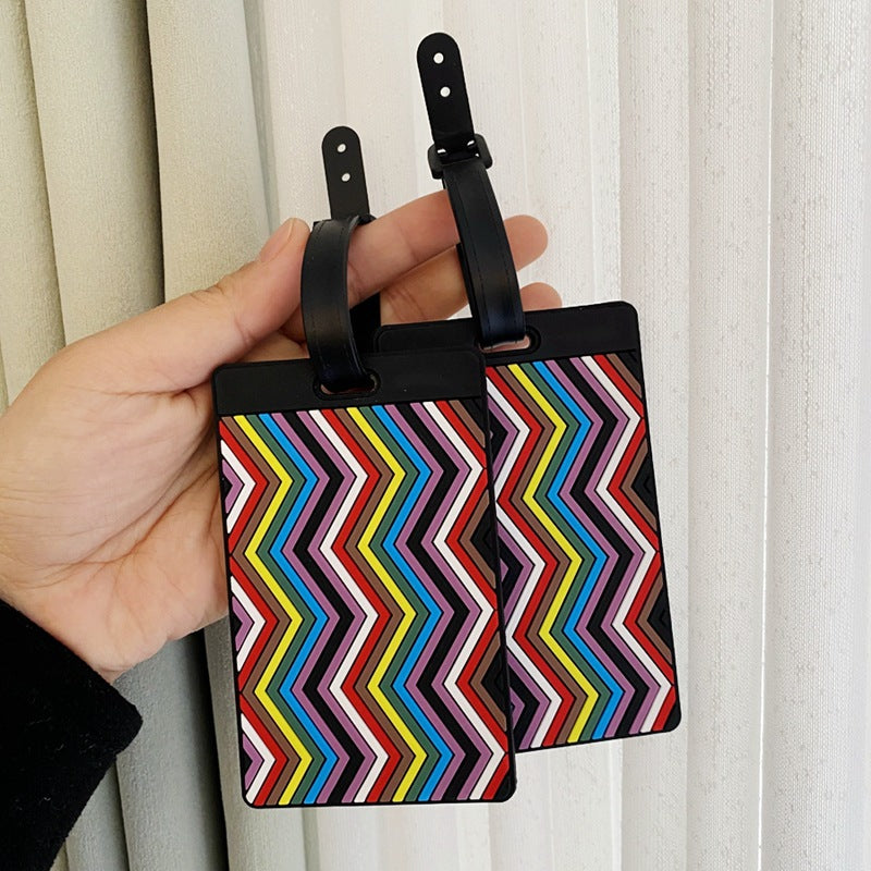 Lebhafte Chevron-Muster Gepäckanhänger Brehn