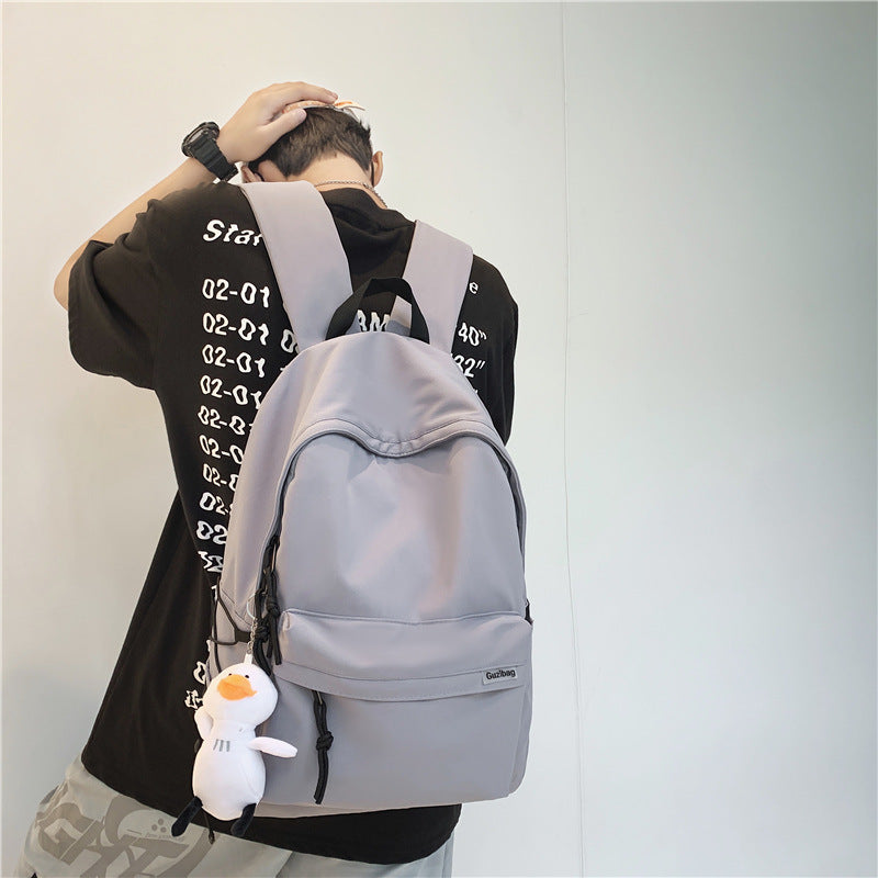 Vielseitiger lässiger Rucksack mit Plüsch Charm Brehn