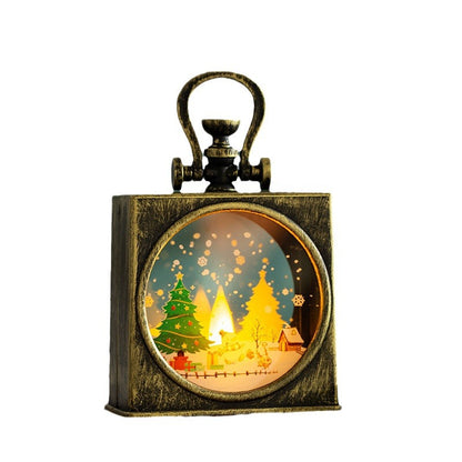 Dekorative Weihnachtslaterne mit LED-Beleuchtung