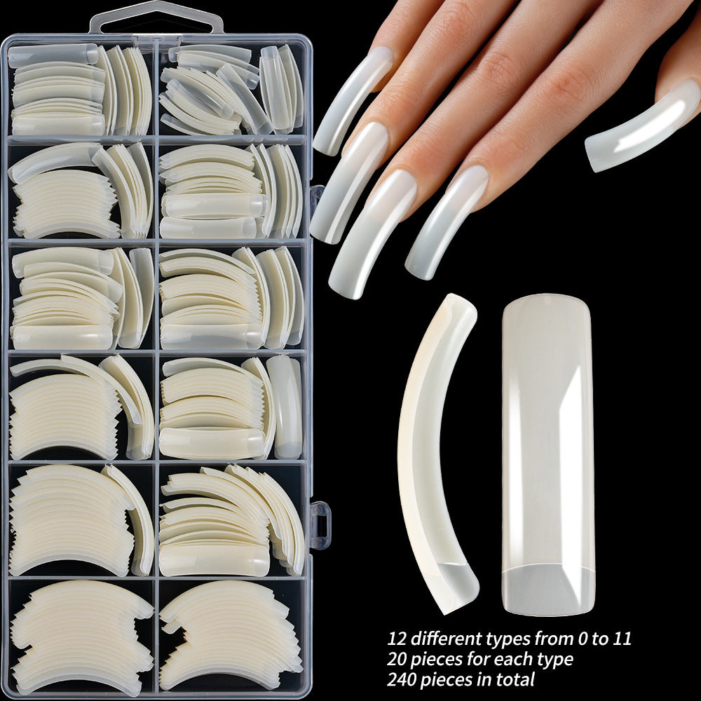 Premium Lange Stiletto Nagelspitze Set Brehn