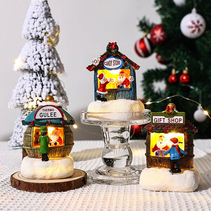 Beleuchtete Weihnachtsdorf-Dekoration Brehn