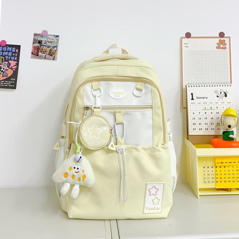 Mehrere Fächer Verspielter Schulrucksack