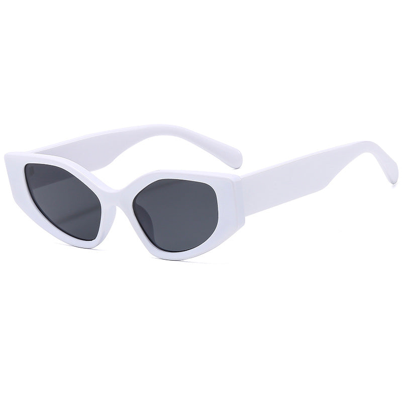 Damen modische Sonnenbrille mit kontemporärem, weitwinkligem Rahmen Brehn