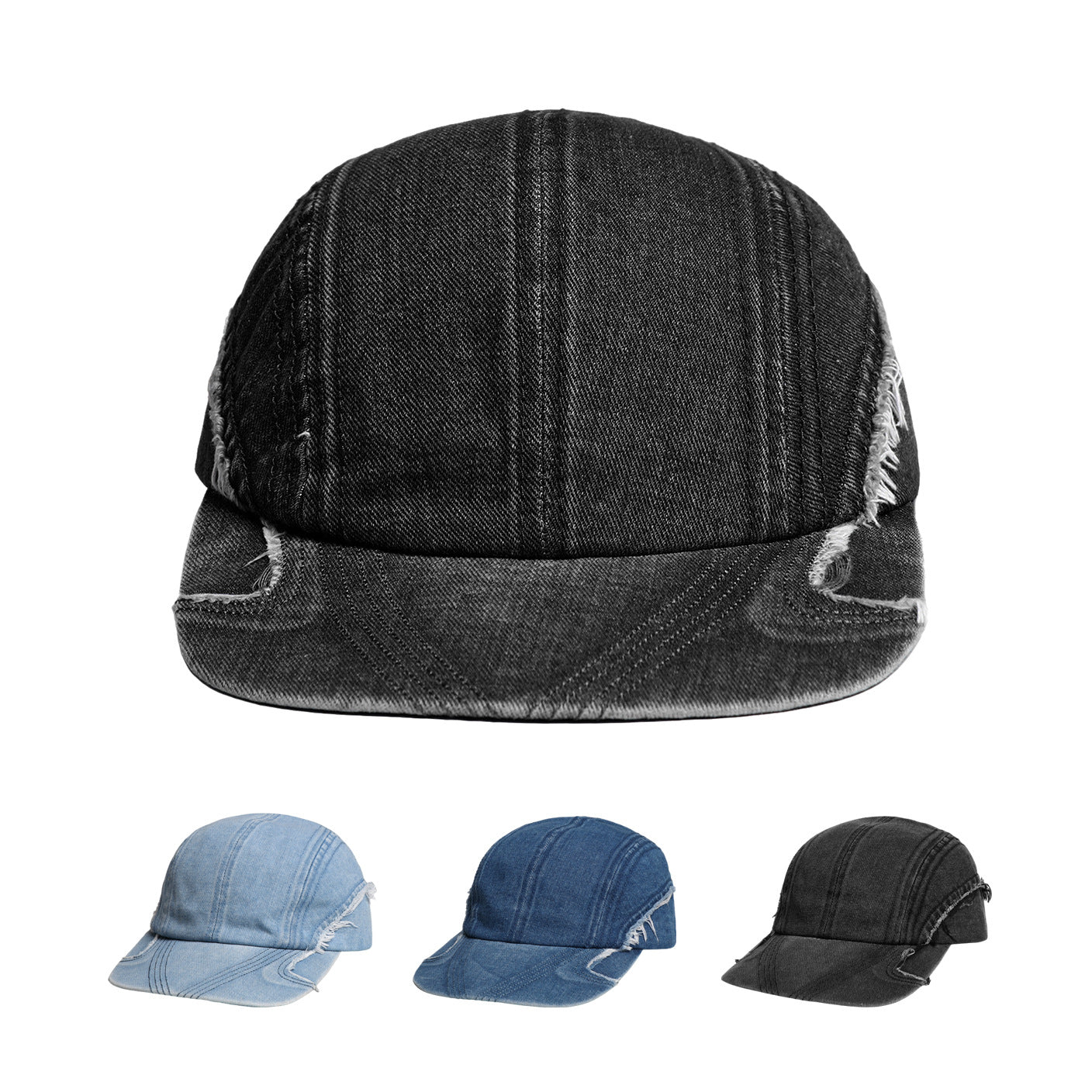 Damen lässige und modische Denim-Kappe Brehn