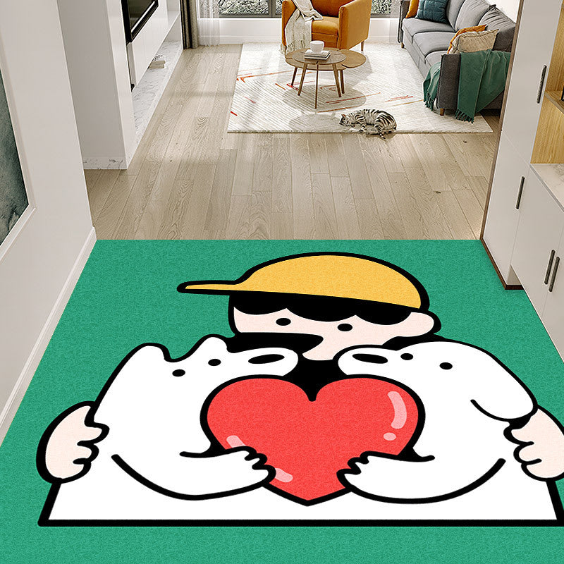 Verspielt Hund-Themen Bereichs Teppich