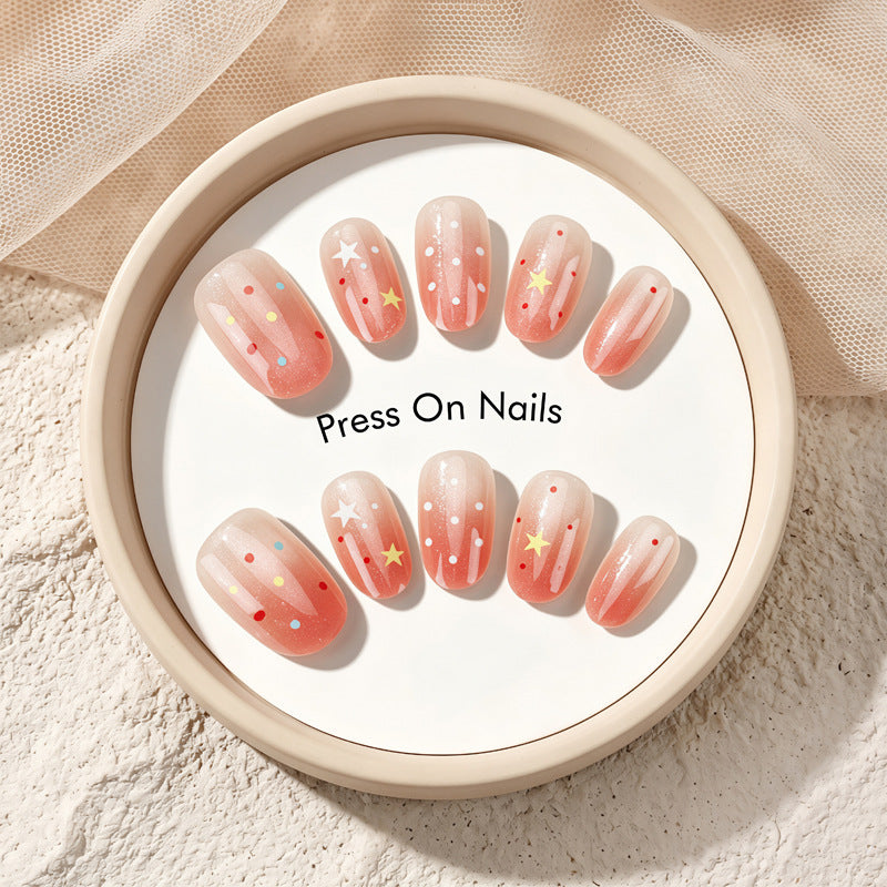 Dekoratives Press-On Nagelkunst Set Brehn