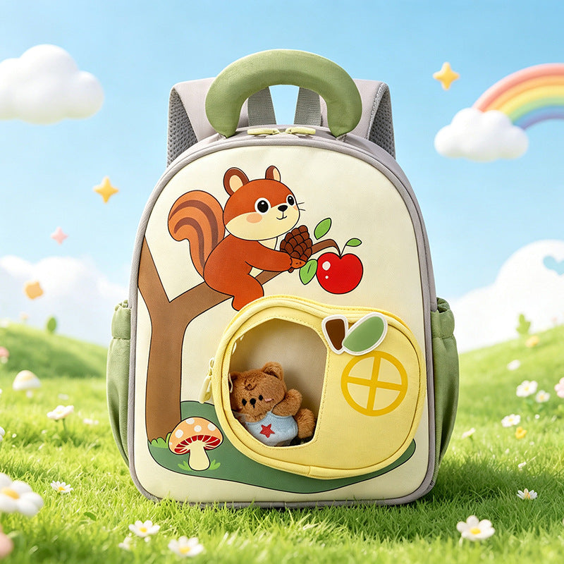 Kinderrucksack mit niedlichem Tiermotiv