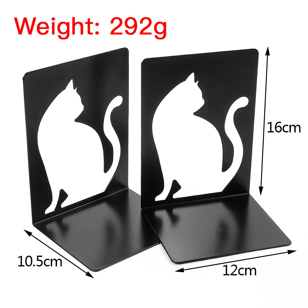 Kat Silhouette dekorative Buchstützen