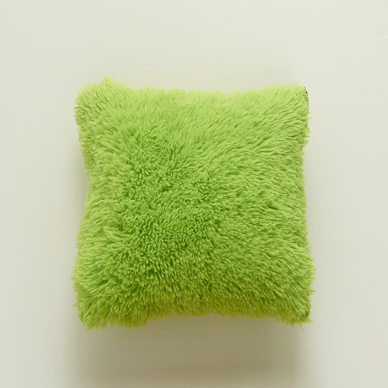 Plüschweiche Textur Dekokissen