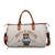 Bestickte Canvas-Wochenendtasche